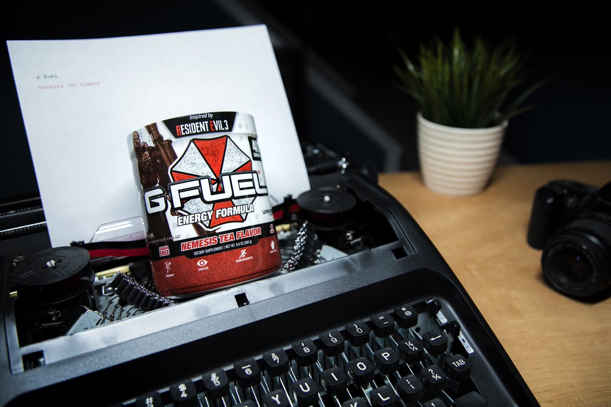InfernoCulture's tweet photo. THE NEW GFUEL NEMESIS TEA FLAVOR IS HERE!!! 🧟‍♀️☂ 

Use code INFERNO to cut the price down! 🦁🔥 

🧟‍♂️ https://t.co/mGQdTyBXVm https://t.co/tDsCzLg5WQ