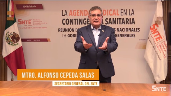 SnteNacional's tweet photo. #SNTEsalud ⚕️ 

#SNTEaTuLado 🔴 RECONOCE #SNTE a maestros👩‍🏫 por su vocación y ALIENTA a médicos👨‍⚕️ como héroes durante #Cuarentena #coronavirus #COVID2019🦠

Mensaje. Mtro. Alfonso Cepeda Salas
👉 https://t.co/h8FEYeLCI8

#FelizViernesAtodos #TikTok #COVID19 #COVID AMLO #คั่นกูEP7 https://t.co/DTZTZBN2Xp