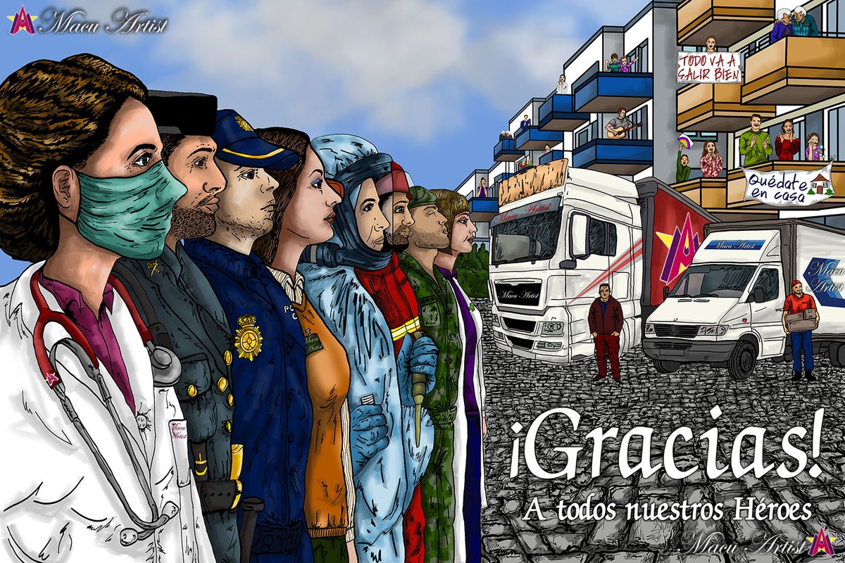 Mi pequeño homenaje a aquell@s que cada día se juegan su vida por salvar la de los demás y por evitar que corramos los mismos riesgos que ellos estando en exposición. ¡GRACIAS A TODOS NUESTROS HÉROES!
#YoMeQuedoEnCasa 
#quedatencasa 
#COVID19 
#coronavirus
#AplausoSanitarios