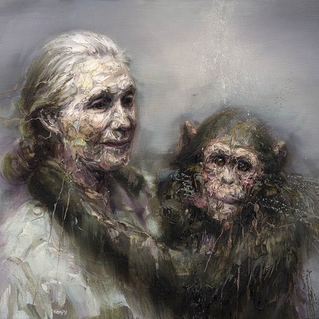 . Happy birthday Jane Goodall

Artist credit & links  below  Click Show this thread 