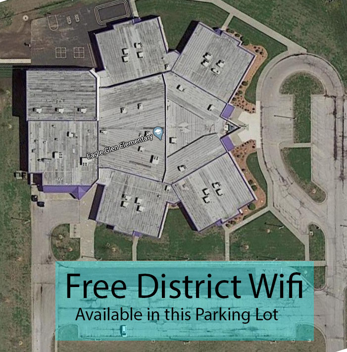 raypecschools's tweet photo. Hey, students! Need internet access? RP now offers free WiFi @ some school parking lots! Wireless access points installed @ Eagle Glen, Peculiar Elem, &amp; Raymore Elem. Broadcasting RP Connect to use with any RP-issued device. Coming soon: Timber Creek. Plz share! #covid_19 #raypec https://t.co/9TZxx4zSet