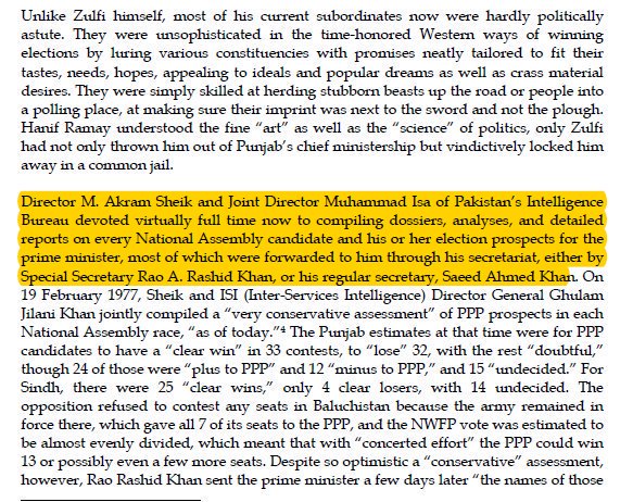 In all fairness, ZAB was winning the 1977 elections, but he wanted a 2/3rd majority to change the constitution to the presidential system.He rigged 1977 elections, had he only been less greedy or insecure, he would most likely have won a majority, even if not 2/3rd.