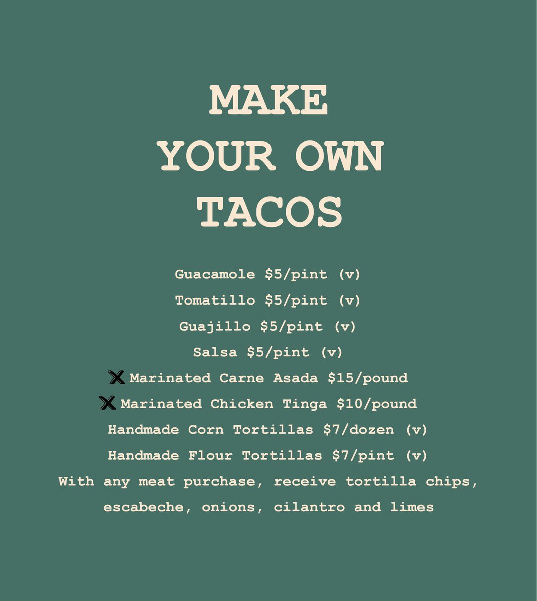 Spice up your Friday night with our taco kit. | Choose between Carne Asada or Chicken Tinga and lots of fixins. Order curbside pickup located at <a href="/TheNiceGuyLA/">TheNiceGuy</a> or FREE delivery with <a href="/Postmates/">Postmates</a>. #PetiteTaqueria