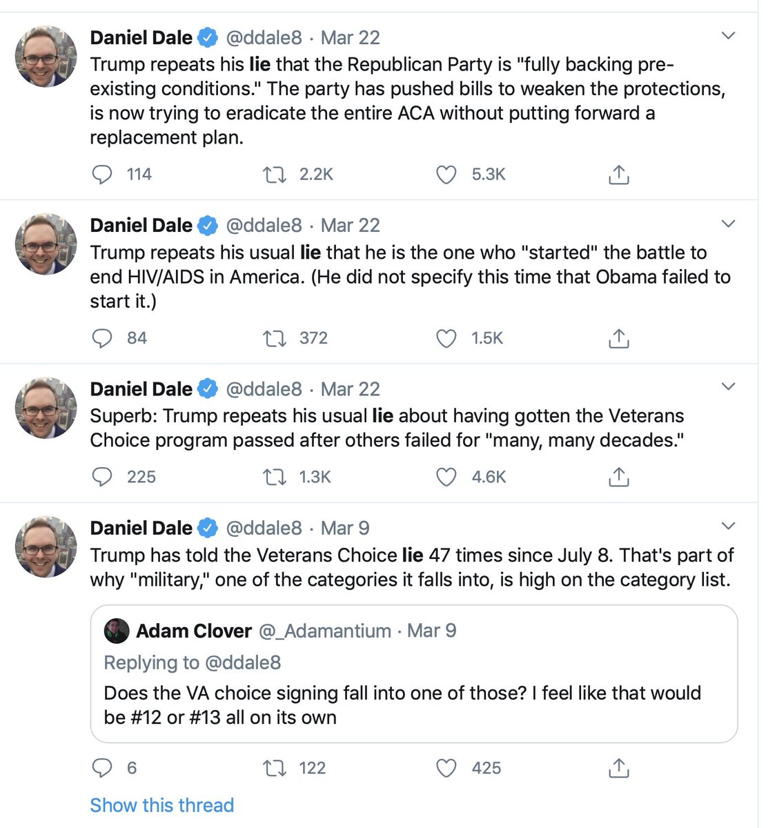 20/ Finally, the most important trick: Undermine factuality itself. How?Tell people not to believe expertsUnleash such a firehose of lies that people get so confused they eventually conclude that the truth is unknowable.A few examples from the tireless  @ddale8
