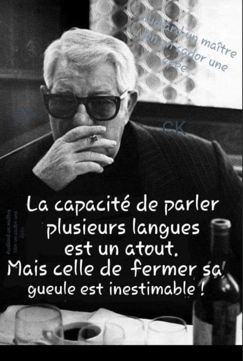 En ces temps difficiles où beaucoup parlent pour ne rien dire ou entretenir 1 ambiance anxiogène, je trouve cette situation adaptée à ce mois d’avril ;)