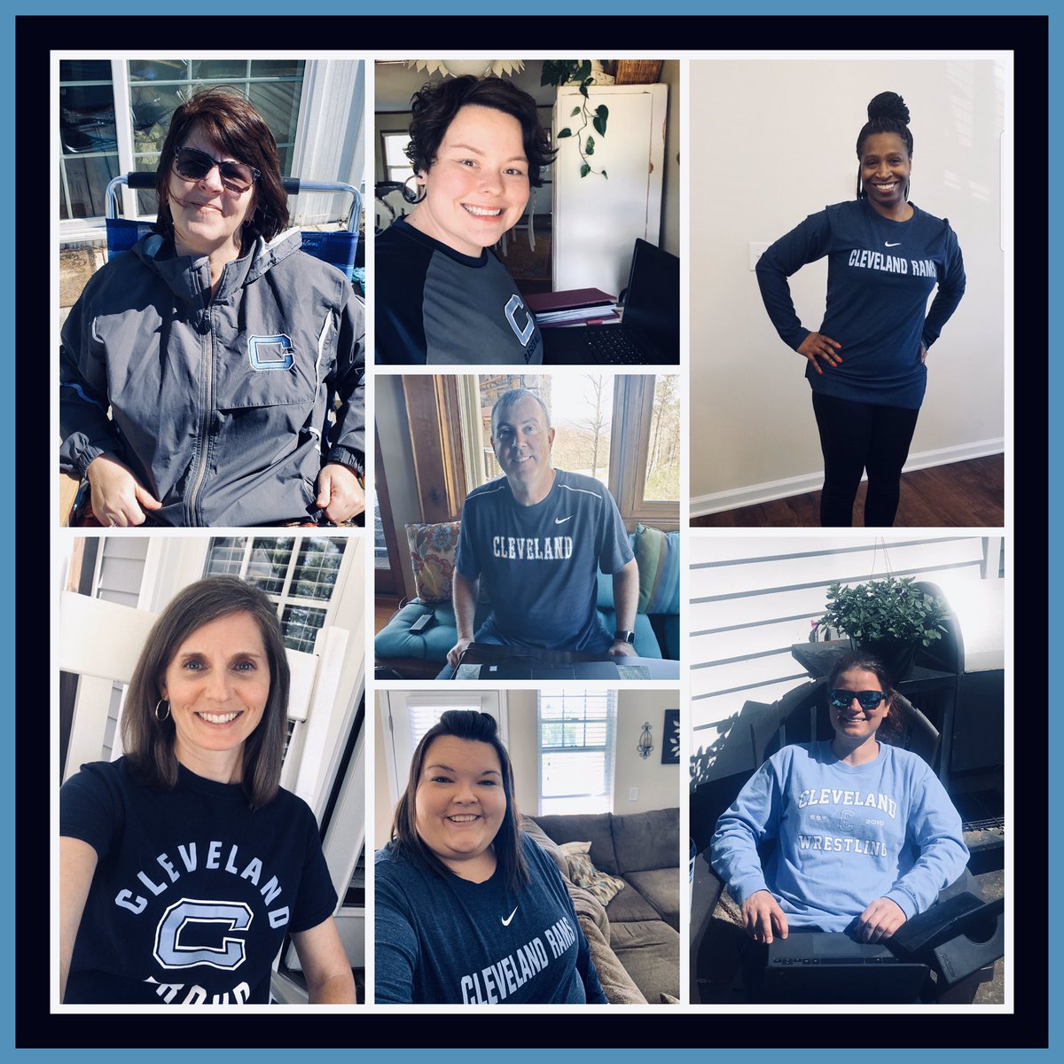 It’s Friday!🎉 Who knew Virtual Spirit Week could be so fun?!? Thank you to <a href="/cvhssca/">CvHS Student Council</a> for organizing.😊 Our Student Services team (minus a few) is Cleveland Strong even when we’re apart.💪We are so thankful to work with the BEST students in the BEST community.💙🐏 #clevelandproud