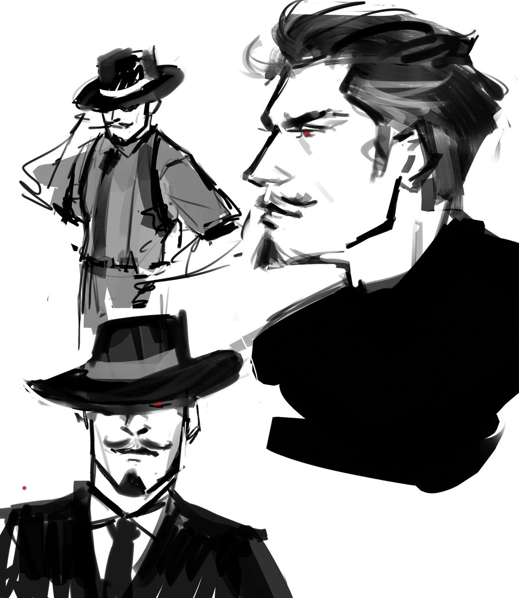first designs i& #39;ll change his hair and work on his clothes butheres him