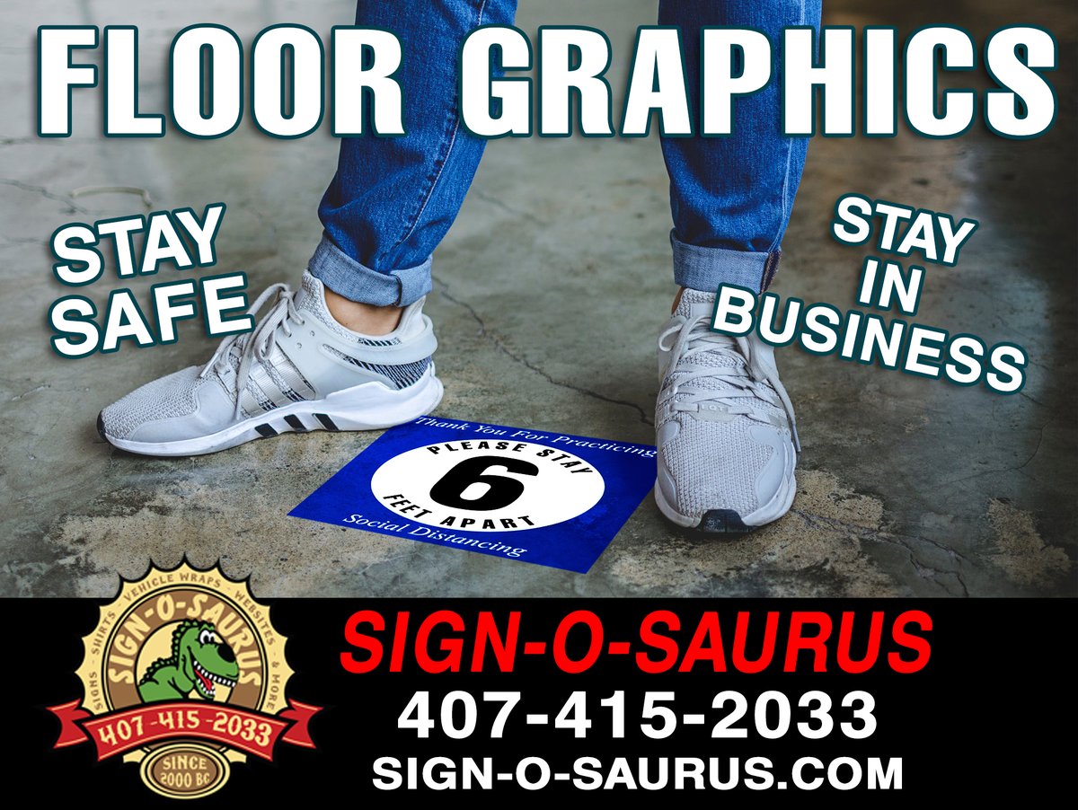 signosaurus1's tweet photo. #FloorGraphics #StaySafe https://t.co/V3qQGyYhtp