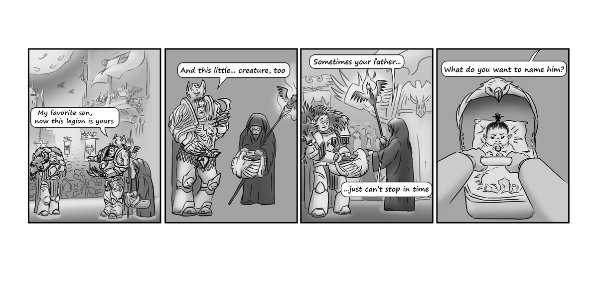 Master_Alarm's tweet photo. If you not satisfied with a canon let's draw your own.
Meet my new web comics project.
First Captain on board!

#lucky13art  #masteralarm #fanart #webcomics 
#fanon #warhammer40k #abaddon #horus #вархаммер https://t.co/kyCRFX6eej