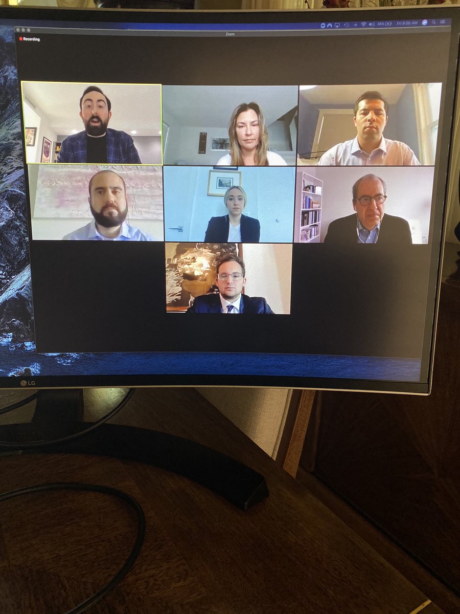 decanuslaw's tweet photo. Never attended an A Class conference from my living room but @MiamiLawSchool #UMESLS sure outdid themselves, thanks so much!! https://t.co/ftn9X6QVv2