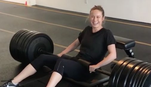 Thread of Brie Larson training because yes