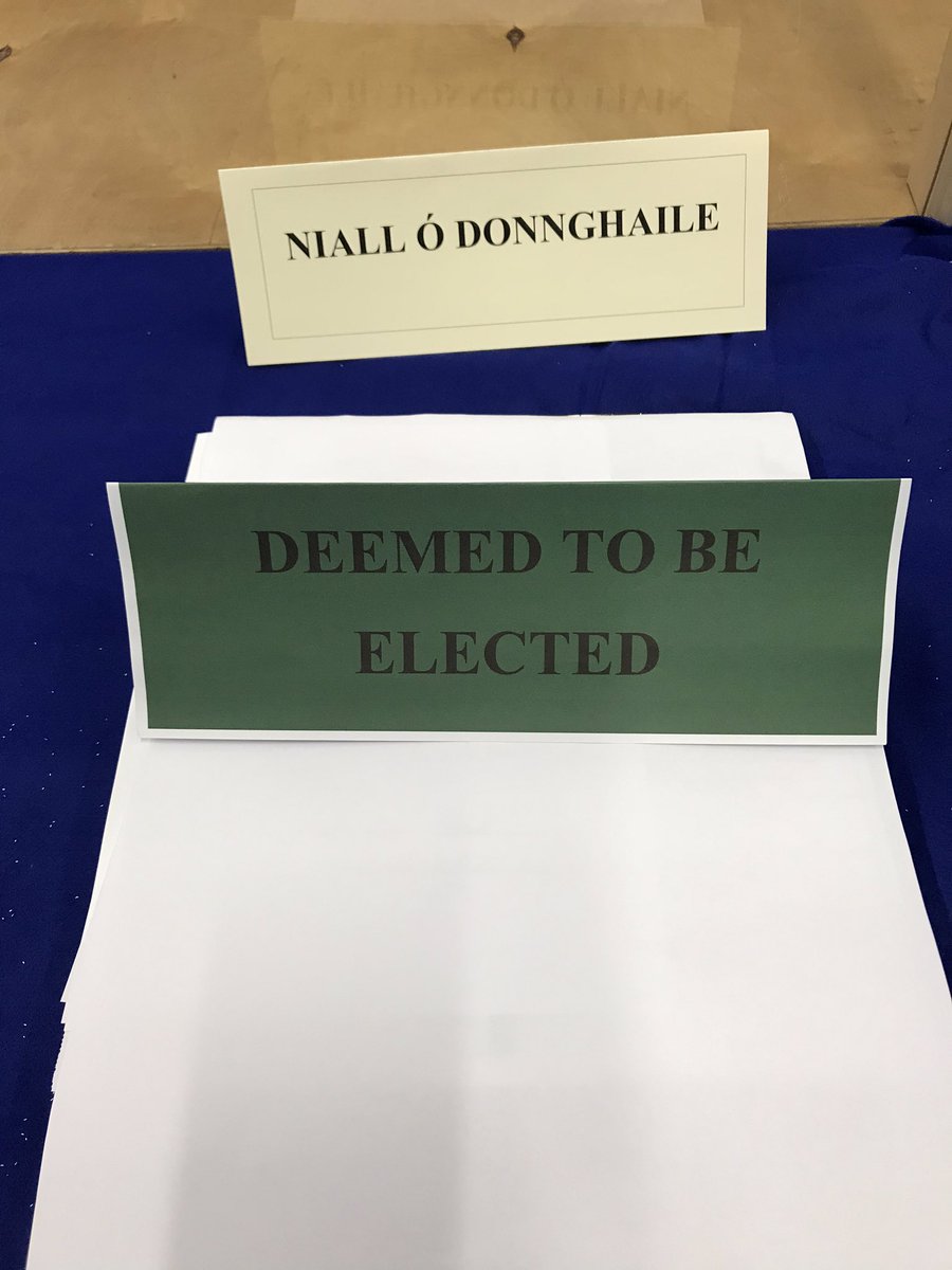 OireachtasNews's tweet image. On the transfer of the 25th sub-parcel of Welby’s votes - the value credited to Ó Donnghaile is greater than the quota and therefore he is Deemed To Be Elected. #seeforyourself #Seanad2020