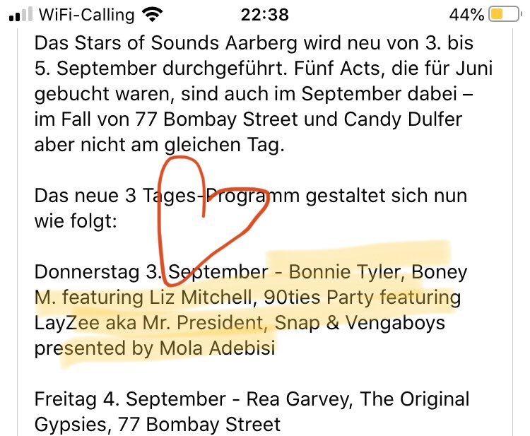 Und wenn wir dann alle wieder rausdürfen, sehen wir uns an der Party des Jahres! 🙈 #starsofsounds #90sforever