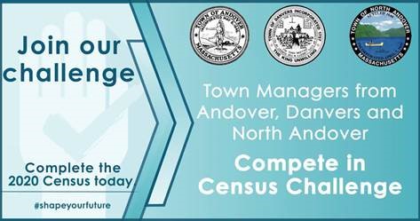 AndoverMaGov's tweet photo. Looking for something to do on this rainy day? Andover can't lose to North Andover and Danvers! Complete your census at https://t.co/lgCaN1onI7. Read more about the Census Challenge at https://t.co/11XLP9osxd https://t.co/ovArWDSoTM