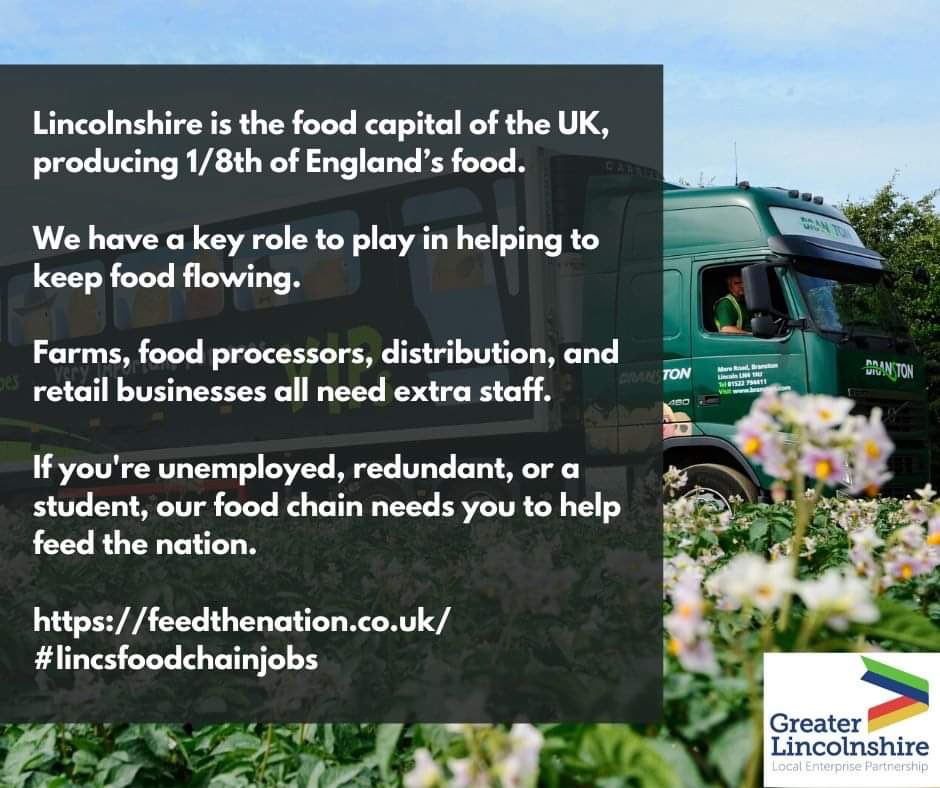 This poster emphasises the need we have right now. If you have the time please consider helping out #FeedOurNation