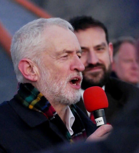 On the day that he steps down as <a href="/UKLabour/">The Labour Party</a> leader, I want to pay tribute to <a href="/jeremycorbyn/">Jeremy Corbyn</a>. Quite simply one of the most principled, honest and inspiring politicians of my lifetime and the reason I got off my arse and tried to change the world. Respect is due. #CorbynLabourLeader