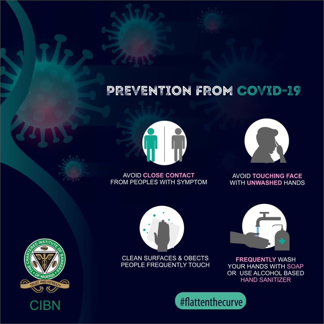 cibnigeria's tweet photo. Stay safe and take responsibility.
Let's be Informed, Let's be Alert, Let's be Safe.
#CIBNCares
#StaySafeNigeria
#FlattenTheCurve
#Covid19
#ProfessionalBanker https://t.co/kTAoVNJ24b