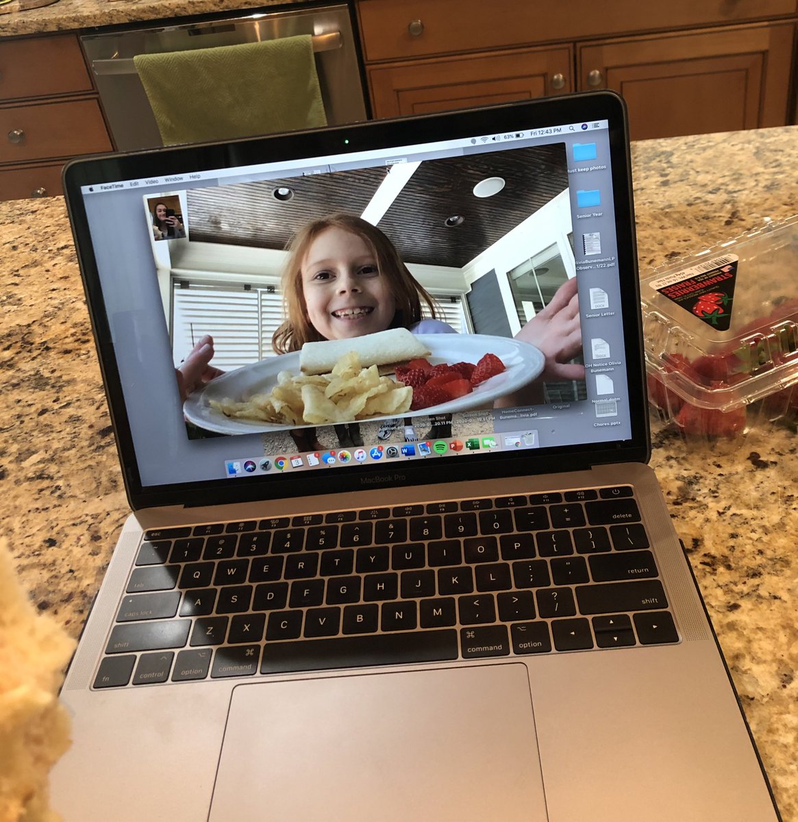 Lunch time🥪 I love having lunch with this student each week❤️ She always brings a smile to my face!