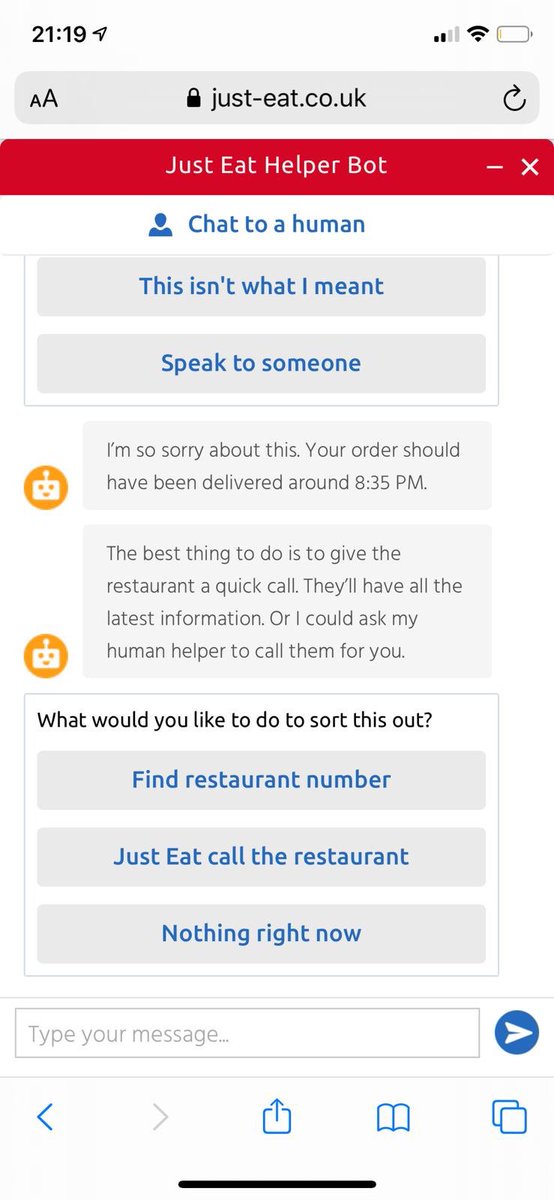 willrusack's tweet photo. @JustEatUK Our food is 1hr30 late, restaurant is not answering?! Can you help us please #hungry https://t.co/0F56vyfeXX