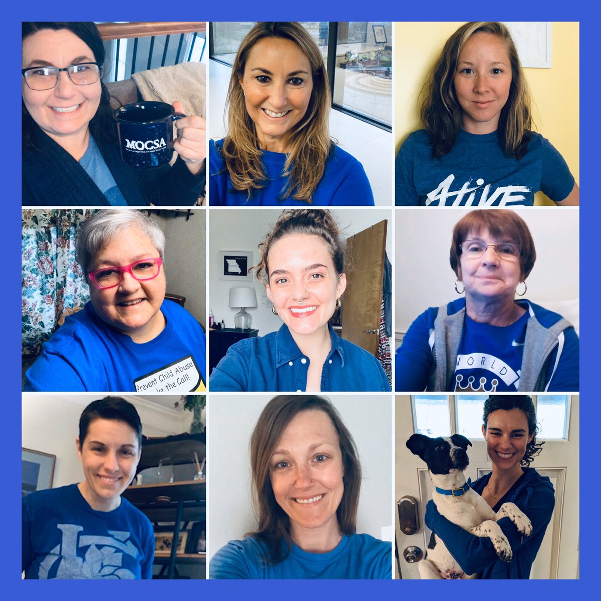 MOCSAkc's tweet photo. It’s wear blue day for Child Abuse Prevention Month. Support @CAPA_KC and other local organizations who offer prevention, training and treatment services. #WearBlueKC #CAPM https://t.co/e3RkNejA9i
