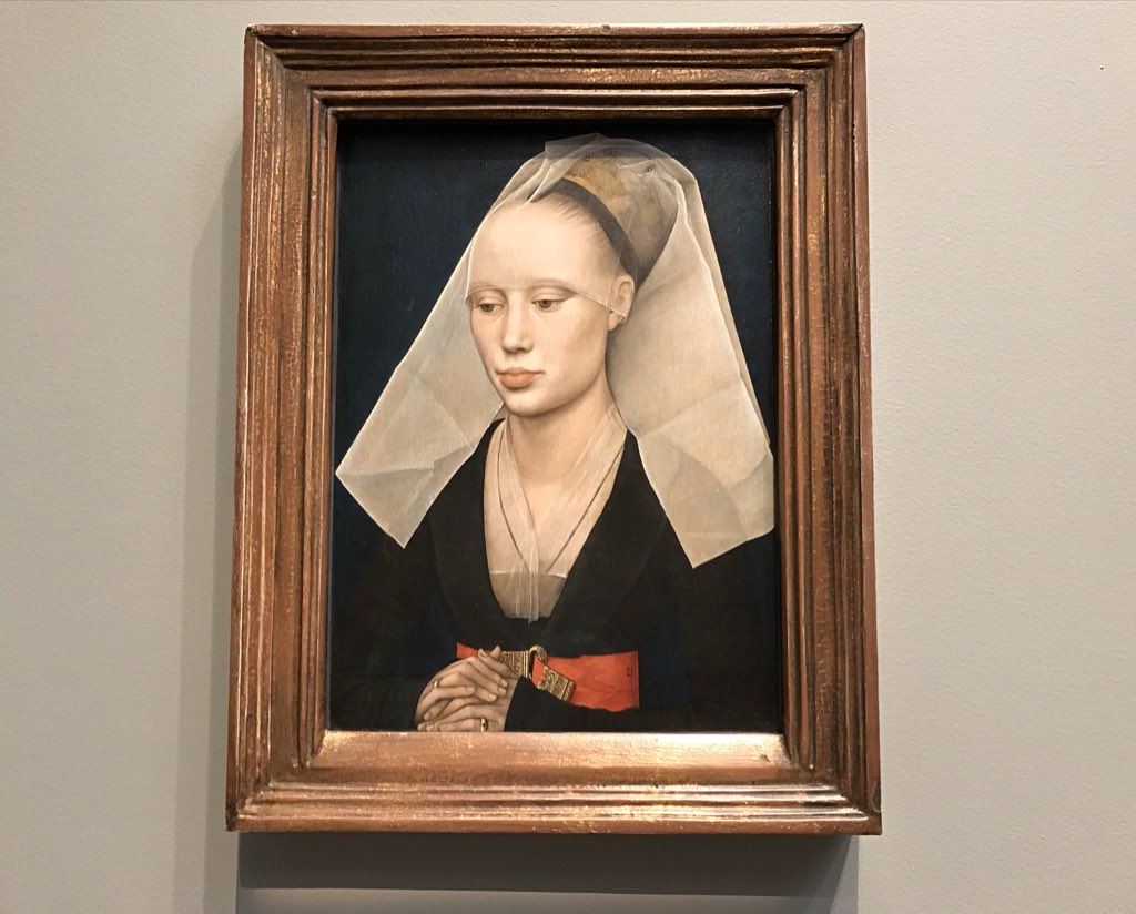 Gallery 39 also includes Rogier van der Weyden’s “Portrait of a Lady” (c. 1460), an outstanding example of the abstract elegance characteristic of the artist’s late portraits.