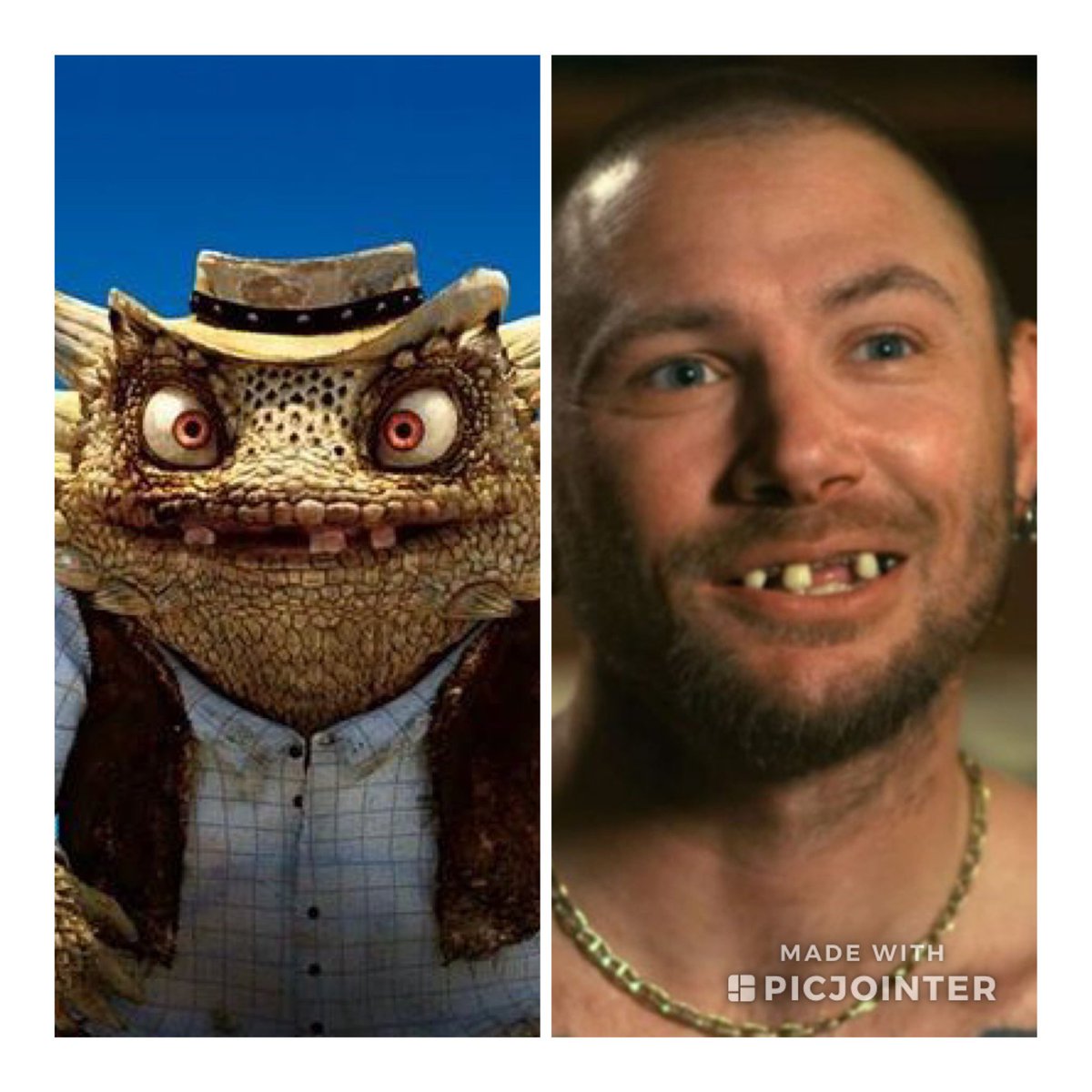 JamesGedris's tweet photo. So “#waffles ” from #Rango is the lizard version of #JohnFinlay ?
#TigerKing #TigerKingmeme #QuarantineLife #FridayThoughts #FunFactFriday #TigerKingNetflix https://t.co/C4pmifYduc