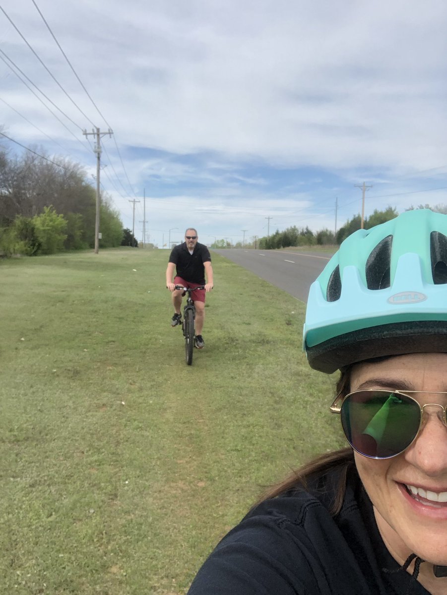 HardestyMrs's tweet photo. So glad to spend some outside time before the chilly weather came back! 🚲 🚲 @VaughnElemFISD #vaughnselfcarebingo https://t.co/oo1KwAxRrB