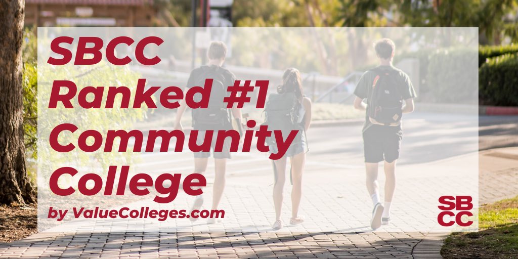 SantaBarbaraCC's tweet photo. #SBCC has been ranked the #1 Community College in the Nation by https://t.co/yLK6XMzNNS for high graduation rates, low-to-average cost, over 1k enrolled and AACC membership. In addition, colleges with an extensive number of fully online programs received higher consideration. https://t.co/t5mXVOd4xB