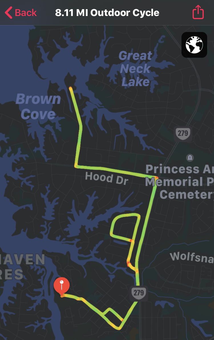 CoreyBacsVB's tweet image. Double whammy! Two mile dog walk &amp;amp; an eight mile bike ride. Beautiful day to GET OUTSIDE☀️ Keep it moving, Lions! #LionsAmazing #VBFITT #VBAlwaysLearning @TallwoodLions @TwoodHPEteach