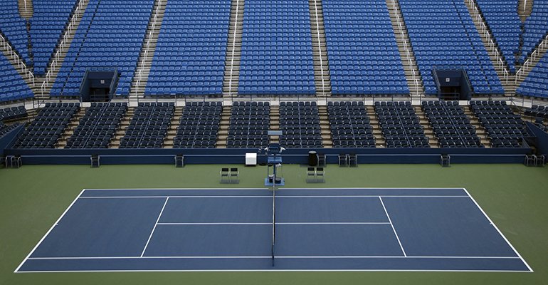 foodmanagement's tweet image. 5 things: Compass Group tranforms US Open tennis court into meal kit preparation and distribution site ow.ly/Jlrr50z4uxE