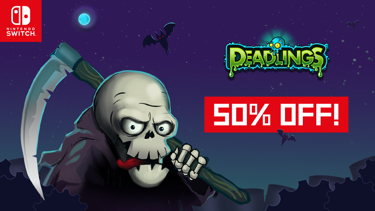 deadlingsswitch's tweet photo. Deadlings for #NintendoSwitch is now on #sale! Save 50% on your Deadlings. https://t.co/5IzvUyWYaV