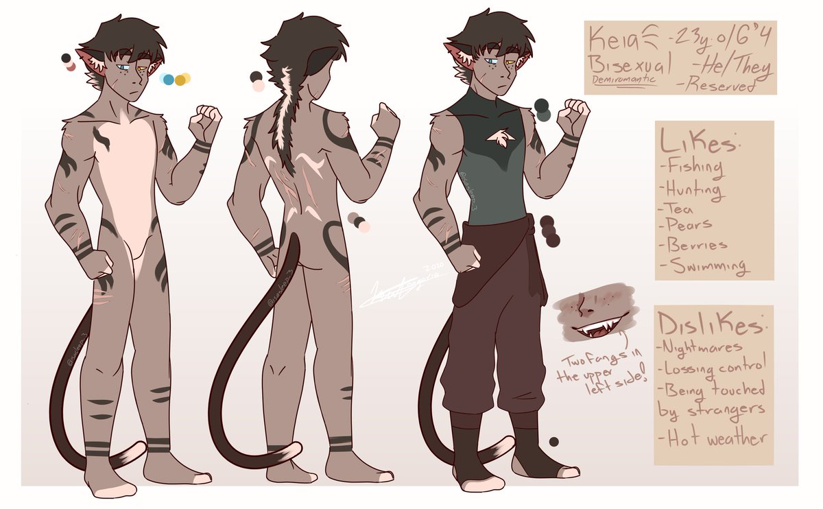 isasleep_3's tweet photo. So... Keia went through some changes.
Keia is single by now, his born mark is now on his chest, and his taller with short hair and has more stripes.
#magicatsquad #magicat #shera https://t.co/kPIt8ExHvW