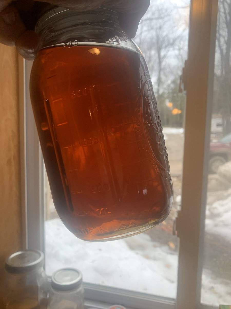 TallgrassShort's tweet photo. The last boil of the season. First time making maple syrup. Lots learned for next season. https://t.co/7fjt4OJOA3