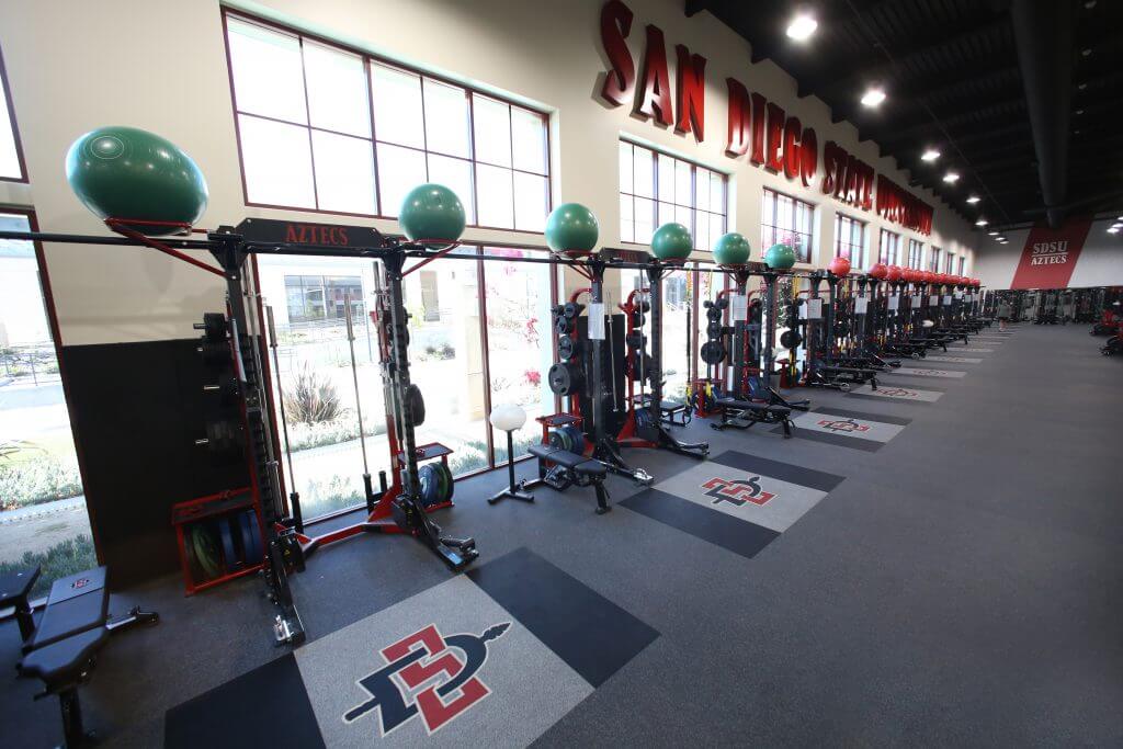 JD_Pollock's tweet photo. Fowler Athletic Center - @GoAztecs Weight Room
13,000 square feet for you to get some work in! https://t.co/RzByM7b6lT