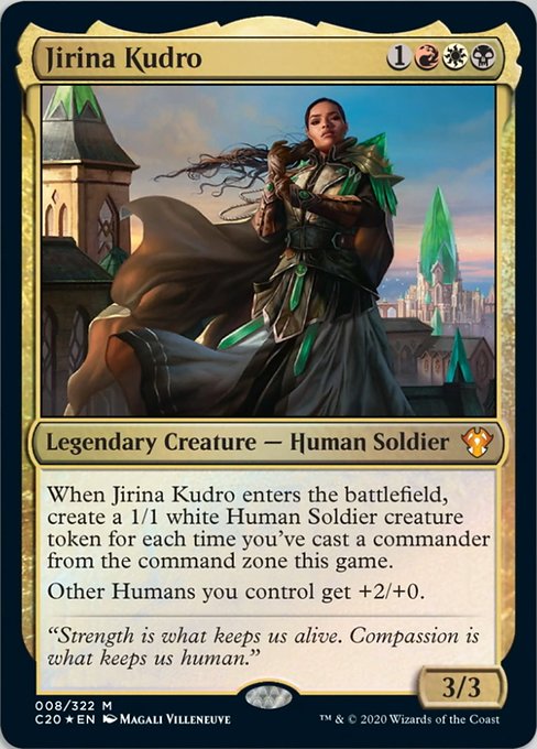 Lukka represents empathy. Hard to do on red cards.When you have an environment where you can make a choice how you form your relationship w/ monsters, compassion shines. He cares for red creatures!Notice the general isn't red.Jirina, daughter of the general, is - like Lukka.