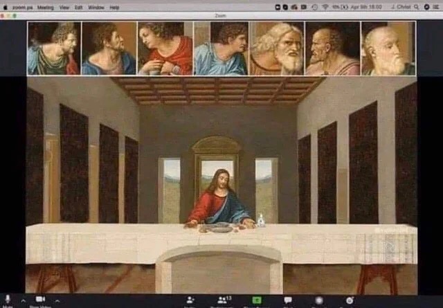 theturner's tweet photo. “Oh sorry Judas, I had you on mute. Go ahead now” https://t.co/GMnablj2pS