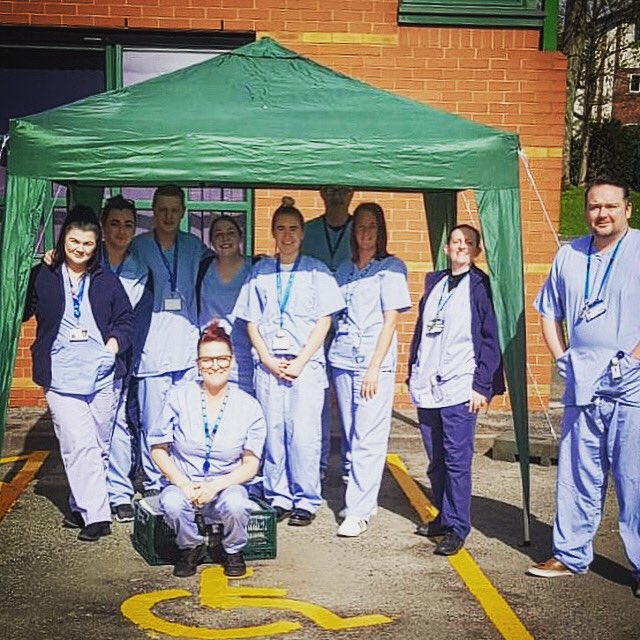 Hope_Mc's tweet photo. #covid19testingteam #swabsquad #drivethru #StayAtHomeSaveLives https://t.co/0exPauMmKO