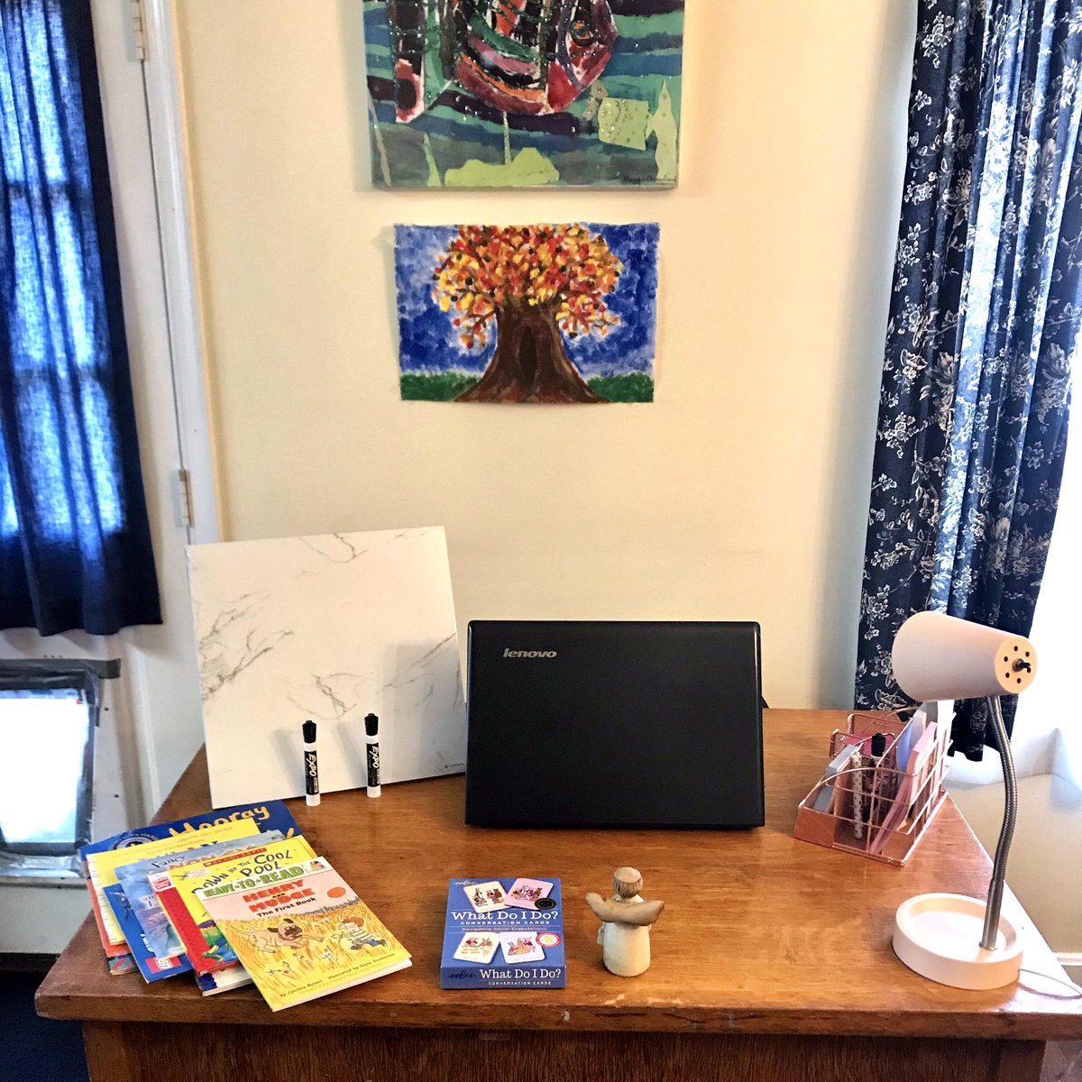 Getting my Kindergarten teacher’s desk ready for eLearning... #AACPSAwesome #GoogleClassroom #covid19teaching