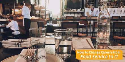 CompTIA's tweet photo. You may be surprised to learn that your experience as a hostess, waitress, waiter, server, chef, cook and even busboy can get you a job in IT: https://t.co/32WMjG8AId https://t.co/9LJsfpNASo