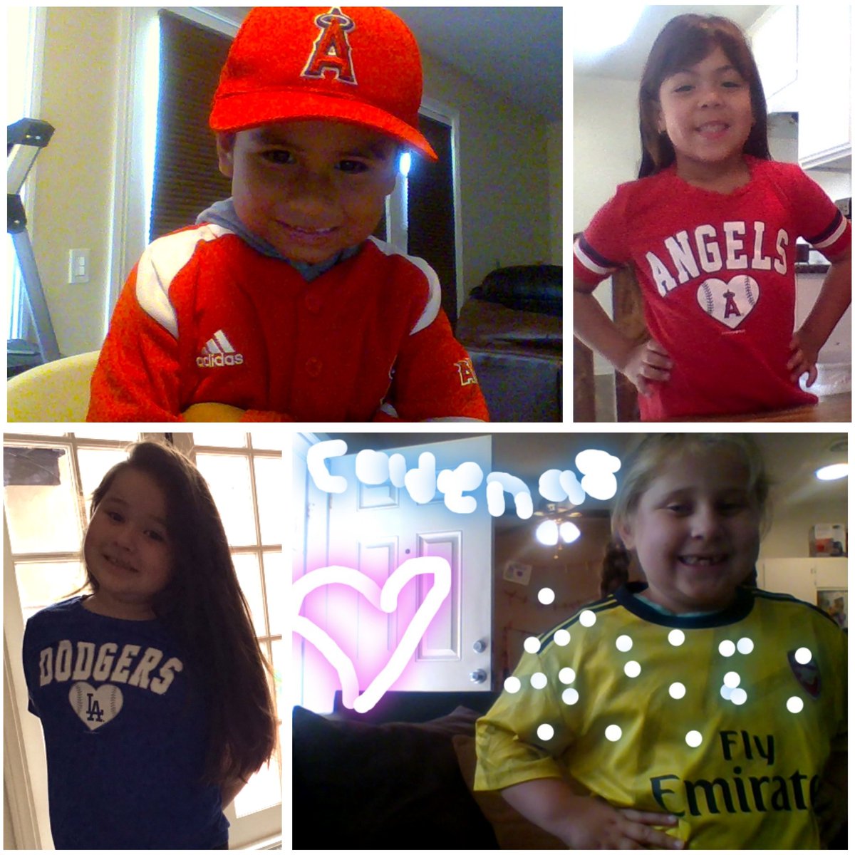 Wearing our favorite team jerseys today! #MightyMustangs
⚾️💙⚽️💛
¡Portando las camisetas de nuestro equipo favorito hoy! #MustangsPoderosos