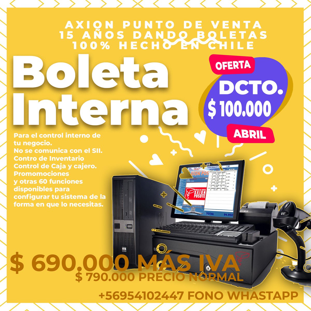 AXION_POS's tweet photo. +56954102447 https://t.co/wO5pLX2vYB