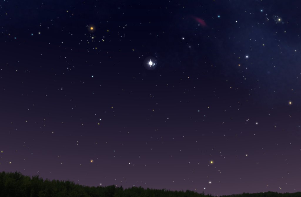 If you look out your window this evening, you might be rewarded with a brilliant view of Venus, which will pass near a star cluster known as the Pleiades. Don’t miss your chance — Venus won’t make another appearance this close to the Pleiades until 2028: go.nasa.gov/2X8XNHB