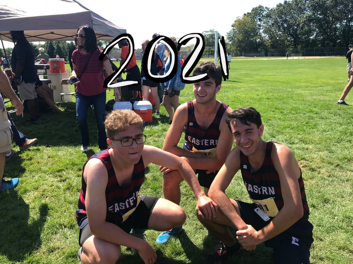 eccrsd2021's tweet photo. @ERHS_PRIDE Aidan Josh and Coby are missing Eastern cross country on school spirit day! https://t.co/puiaFH7VeJ