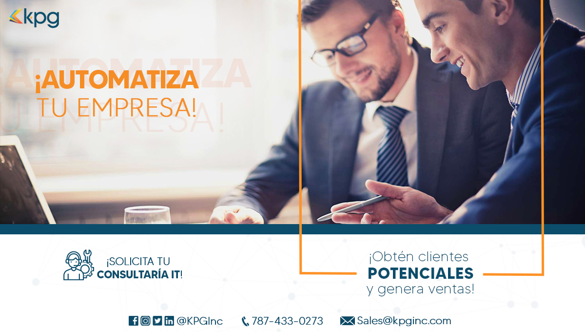 KPGINC's tweet image. ¡Las automatización de tu empresa es ideal en tiempos de crisis! 👨‍💼 Planifica e implementa planes estratégicos para obtener un mayor numero de ventas e ingresos 👩‍💻.
.
#KPG #InteligenciaAnalitica #AnalyticsIntelligence #Technology #ITConsulting #BusinessIntelligence