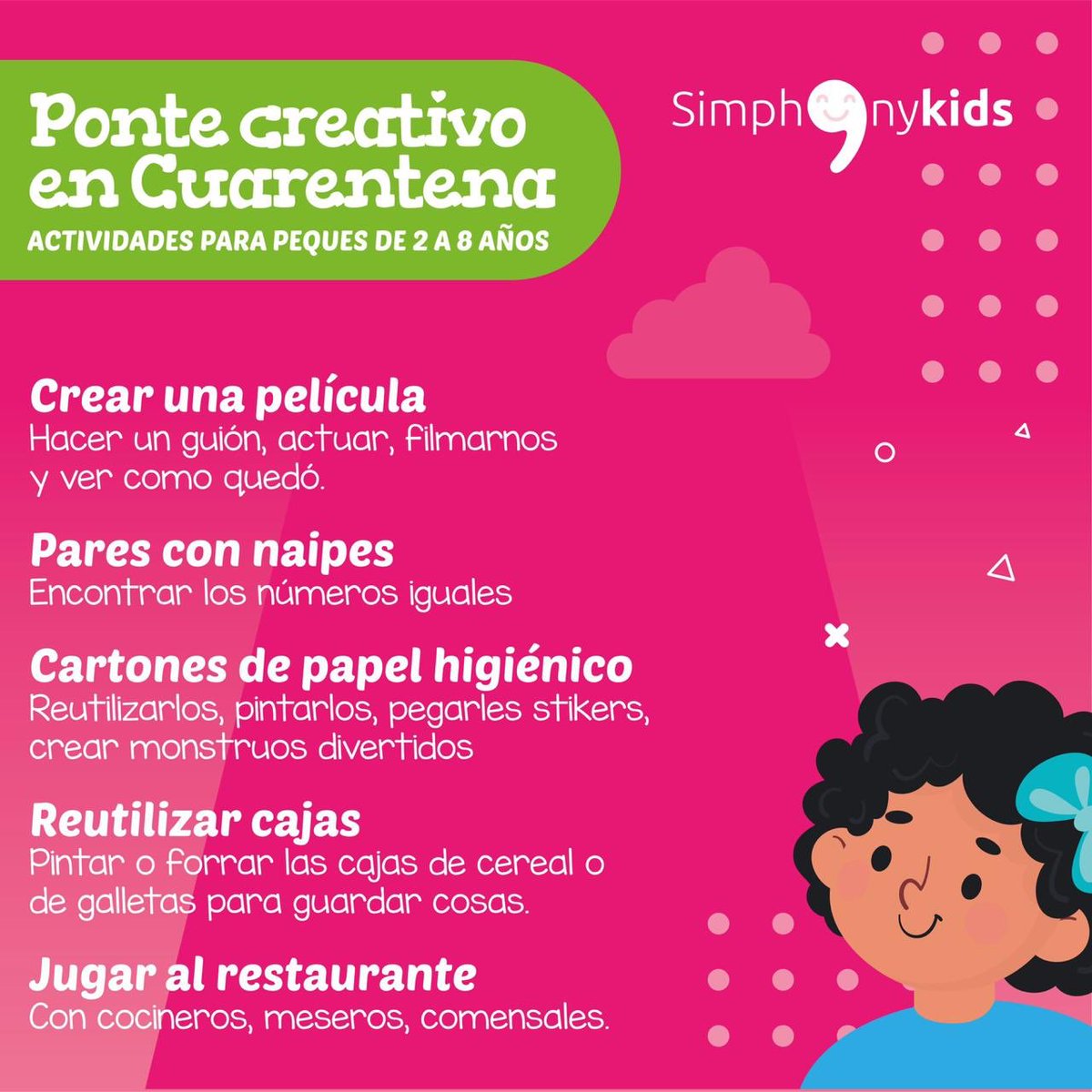 simphonykids's tweet photo. ¡Disfruta estos días con tus hijos! Aquí unas propuestas #PonteCreativoEnCuarentena
#Simphonykids #COVID2019 #puebla https://t.co/IzZCk1eSf2