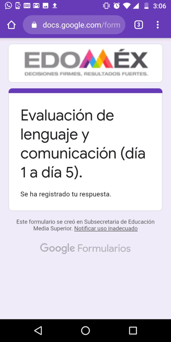 262Epo's tweet photo. Aplicación de evaluación Google forms PLANEA 2020 A/al alumnado ambos turnos epo 262 en el Municipio de Nicolás Romero perteneciente a la Supervisión BG 29. @Bg029Escolar 
@EdomexDgfa 
@sbg_epoem 
@HectorUlisesCG1 
@israeljeronimol 
@SupervisionBG29 https://t.co/pTVdqhL4DP