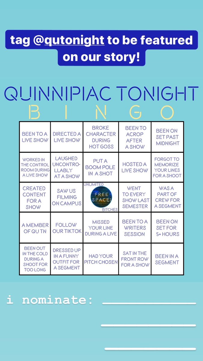Quinnipiac Tonight (@qutonight) on Twitter photo 