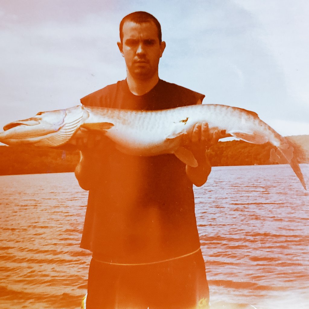 Another old pic of my former fishing prowess...