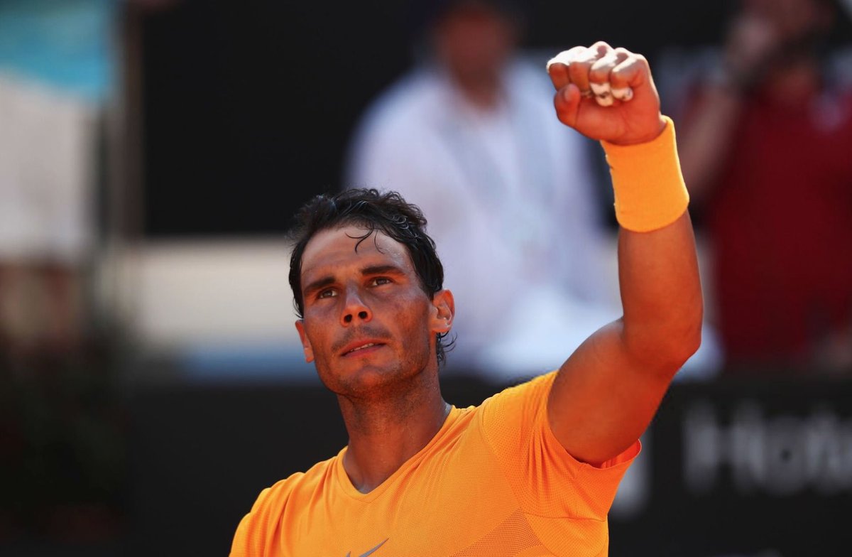 Roma 2018:R1. ByeR2. Džumhur 6-1/6-0R3. Shapovalov D. 6-4/6-1QF. Fognini F. 4-6/6-1/6-2SF. Djokovic N. 7-6/6-3F. Zverev A. 6-1/1-6/6-3