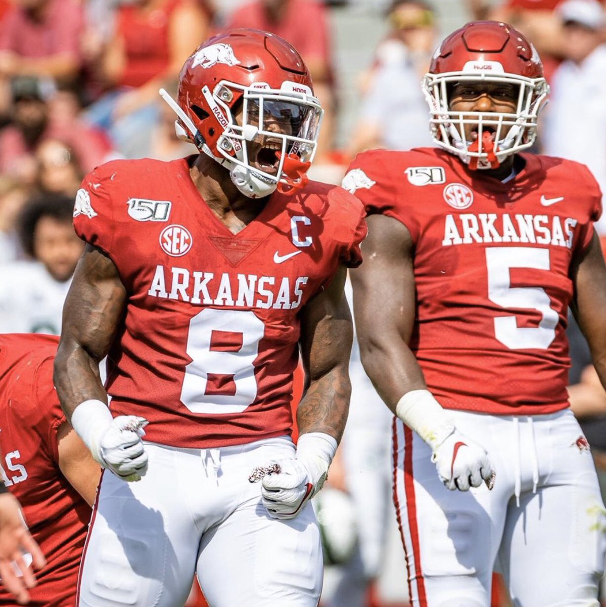 MykelWilliams_'s tweet photo. Blessed to receive an offer from the University Of Arkansas 🙏🏾 🐗 https://t.co/af2WAl9FXa